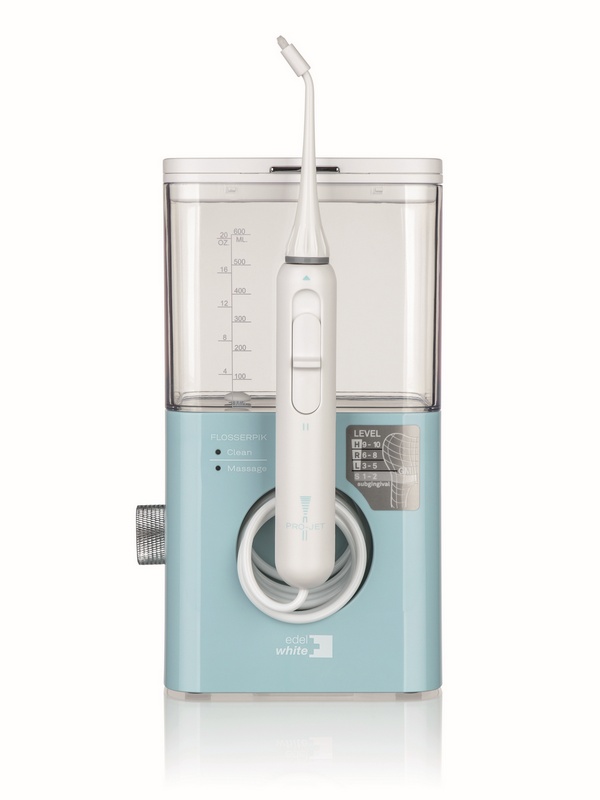 edel white Flosserpik Lighthouse water flosser